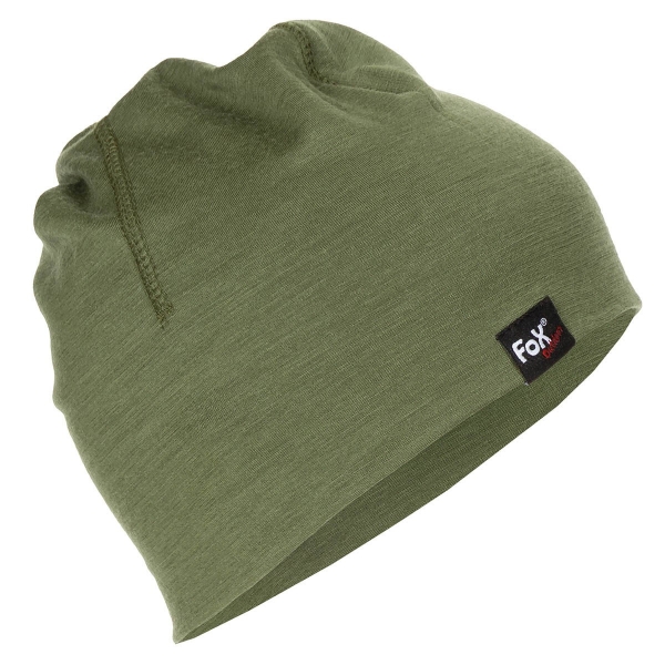 Beanie "Merino Lite" - oliv